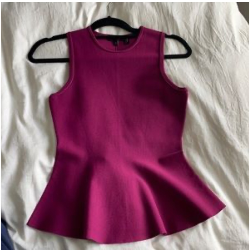 Theory peplum top, size P - Picture 3 of 5